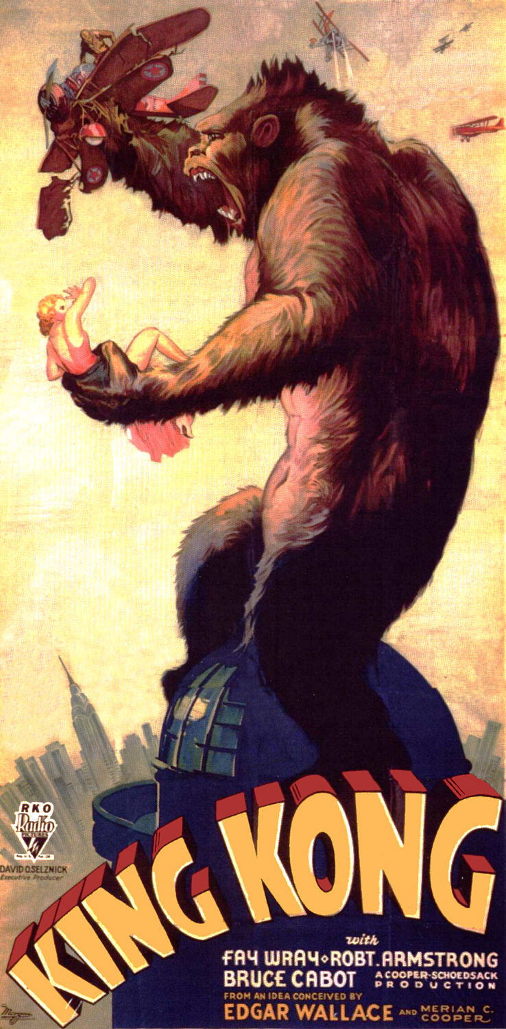 Movie poster of 1933 Film King Kong