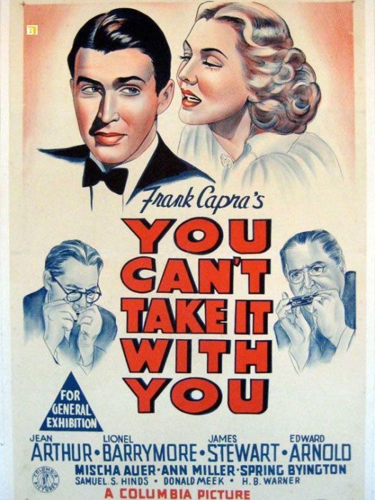 Movie poster of Frank Capra's You Can't Take It With You